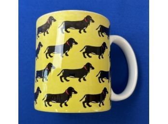 Collectible Marc Tetro Dachshunds Coffee Cup