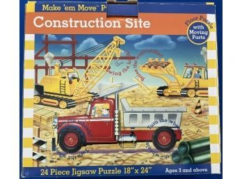 Construction Site Puzzle - 24 Pieces
