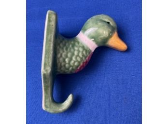 Decorative Ceramic Duck Hook