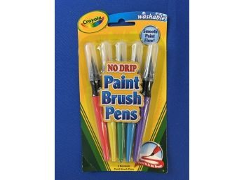 New! No Drip Paint Brush Pens - Washable