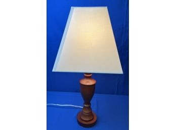 Wooden Lamp With 11inch Shade