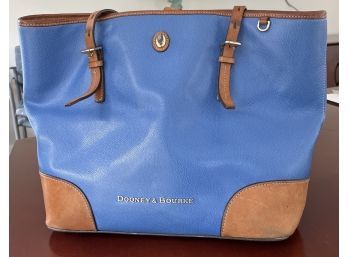 Dooney & Bourke Blue Leather Handbag