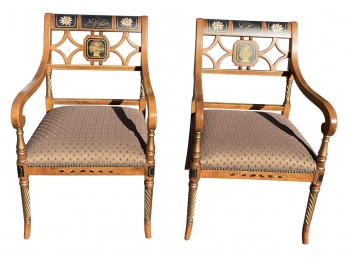 Pair Of Neoclassical Style Armchairs