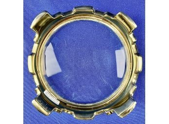 Brass Footed Display Magnifying Glass - Signed 'Sarreid, LTD'