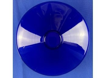 Cobalt Blue Glass Serving Bowl