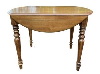 Drop Leaf Dining Table - Opens To Circle Then Oval - Seats 4 To 6