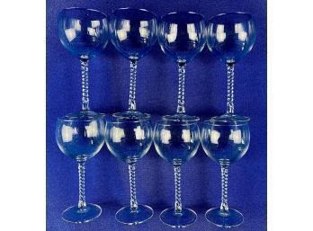 Crystal Goblets By 'Angelique - Cristal D'arques - Durand' - 7' Wine Or Water