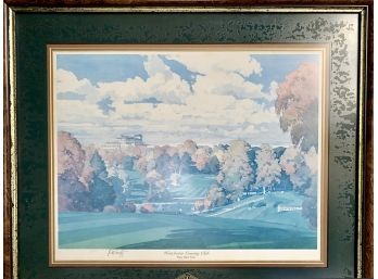 Westchester Country Club Signed Print With Documentation