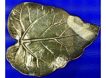 Leaf Form - American Handmade Art Pottery -Signed On Base