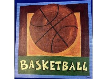 Basketball Art Giclee - Signed 'Sapna'