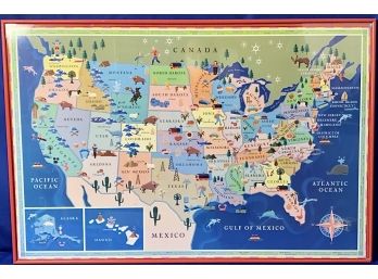 USA Map For Children.