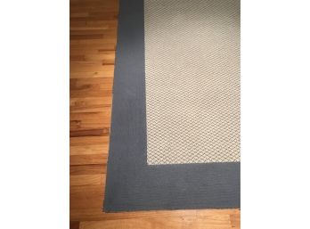 Large Blue Wool Rug-Listing Updated