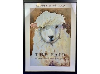 Framed Poster 'The Fair, Marthas Vineyard Agricultural Society 2003'