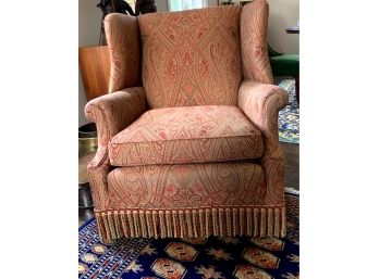 Vintage Wing Chair - Upholstered Chair