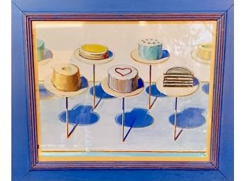 Framed  Print Of Decorated Cakes