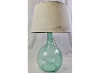 Blown Glass Side Table Lamp