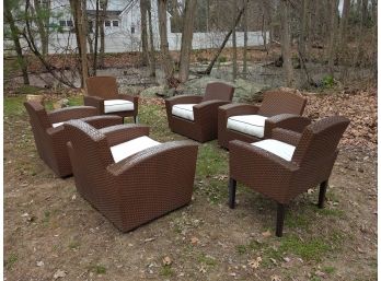 6-piece Resin Wicker Chair Set
