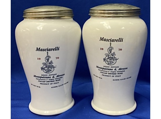 Pair Of Italian Canisters