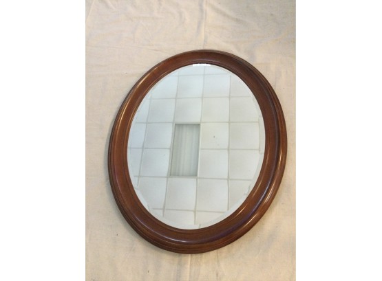 Mirror - Oval  Cherry, Beveled - Bombay Company 1997