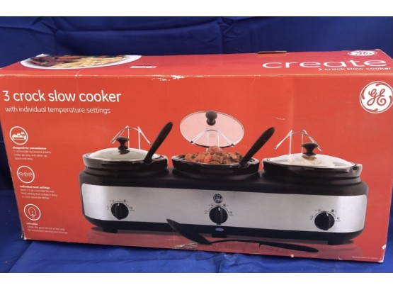 3 Crock Slow Cooker