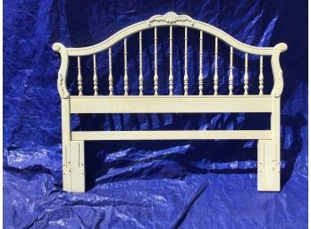 White Painted Queen Size Headboard