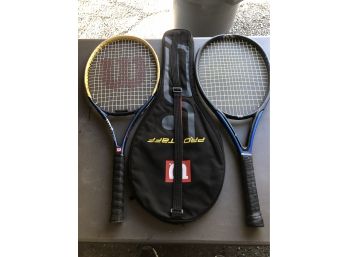 Pair Of Wilson Tennis Rackets