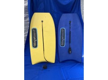 Pair Of Original Boogie Boards With Leashes