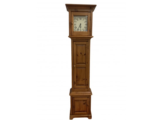 Vintage Pine Grandfather Clock