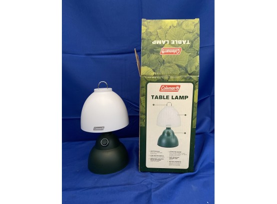Coleman Camping Table Lamp With Original Box