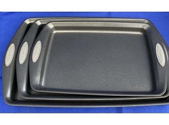 3 Sizes Of  Rachel Ray Cookie Sheets