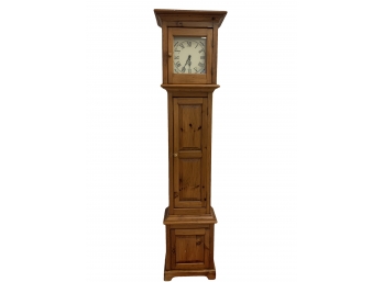 Vintage Pine Grandfather Clock