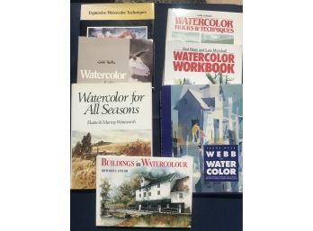 Watercolor Painting Books Set 4
