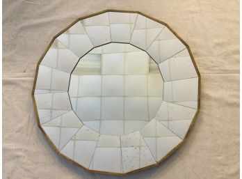 Mirror- Round  16 Outer Mirror Sections  With Alternating Finish