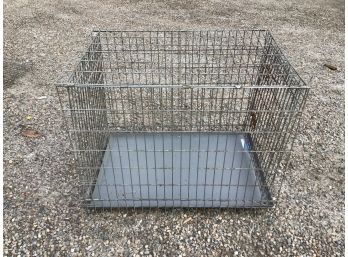 Large Dog Crate With Solid Bottom