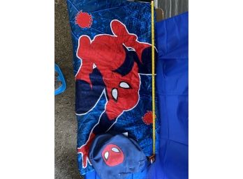 Spiderman Sleeping Bag With Carrying Case
