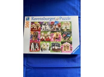 500 Piece Ravensburger Puzzle Puppies