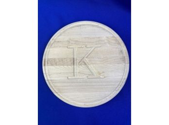 K Monogrammed Cutting Board