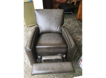 Pottery Barn Leather Recliner