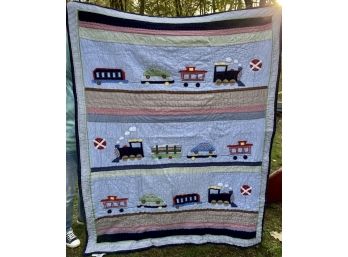 Pottery Barn Kids Quilt With Two Pillow Shams