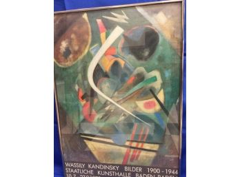 Wassily  Kandinsky 1900-1944 Print- Abstract Dated 1970