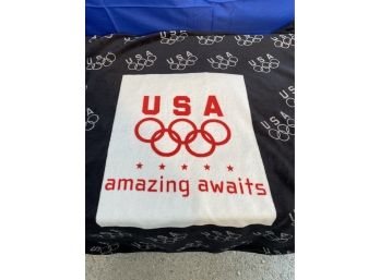 Olympic Themed Fleece Throw