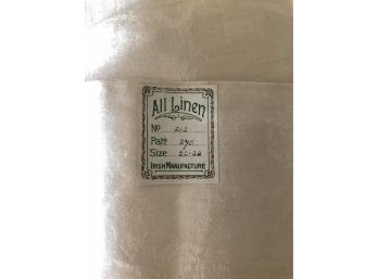 Vintage Uncut Irish Linen