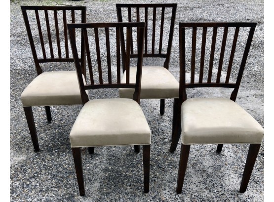 Four Chairs - Midcentury Design - Signed Pottery Barn