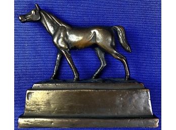 Horse Desk Ornament - Possibly Bronze - Unsgined