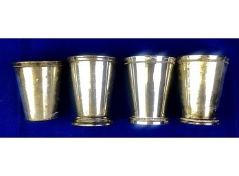 Silver Plate Mint Julep Cups
