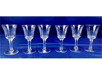 Barware - Vintage Cut Crystal Cordials - Set Of Six