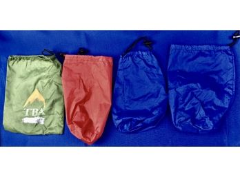 Four Cinch Bags - Great For Camping, Hiking, Or Travel - Lightweight