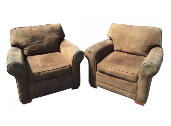 Pair Of Comfy Club Chairs
