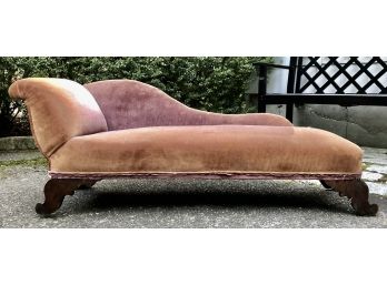 19th Century Child's Chaise Lounge - Absolutely Adorable One Of A Kind Piece!