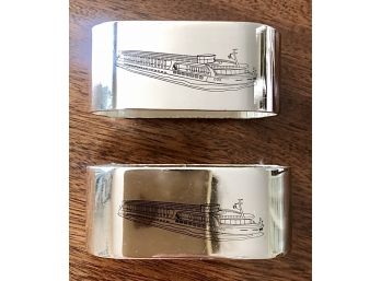 Set Of 2 Souvenir Napkin Rings From Scylla Tours Rhine River Ship